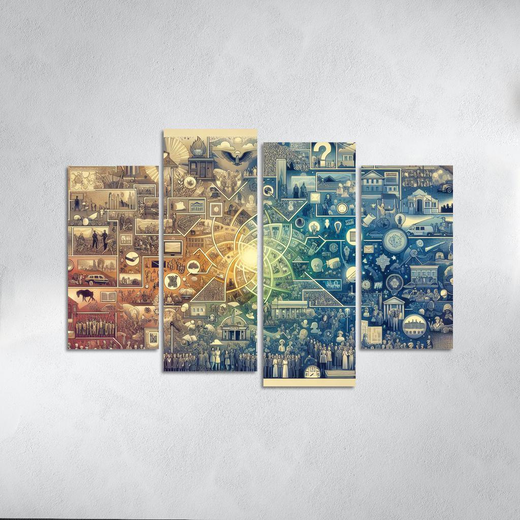 Whispers Of The Past Honoring Historical Trauma Multi-panel Paintings