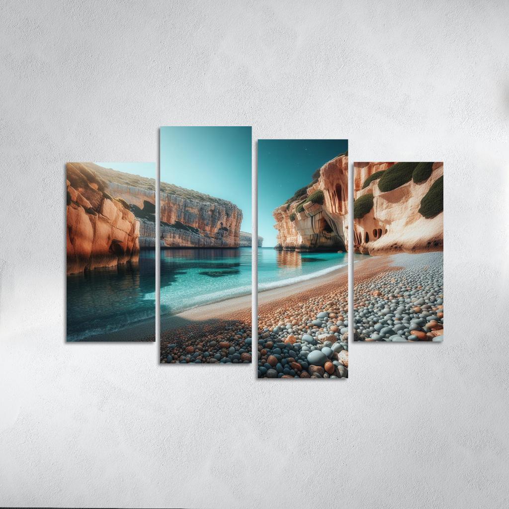 Pebble Cove Unique Geological Wonders Custom Paintings Frame
