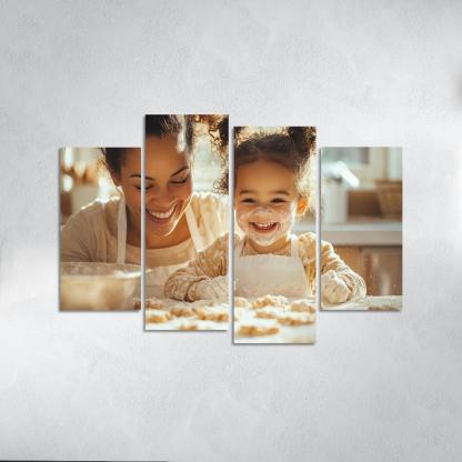 The Beauty Of Small Moments A Mothers Care Custom Paintings Frame