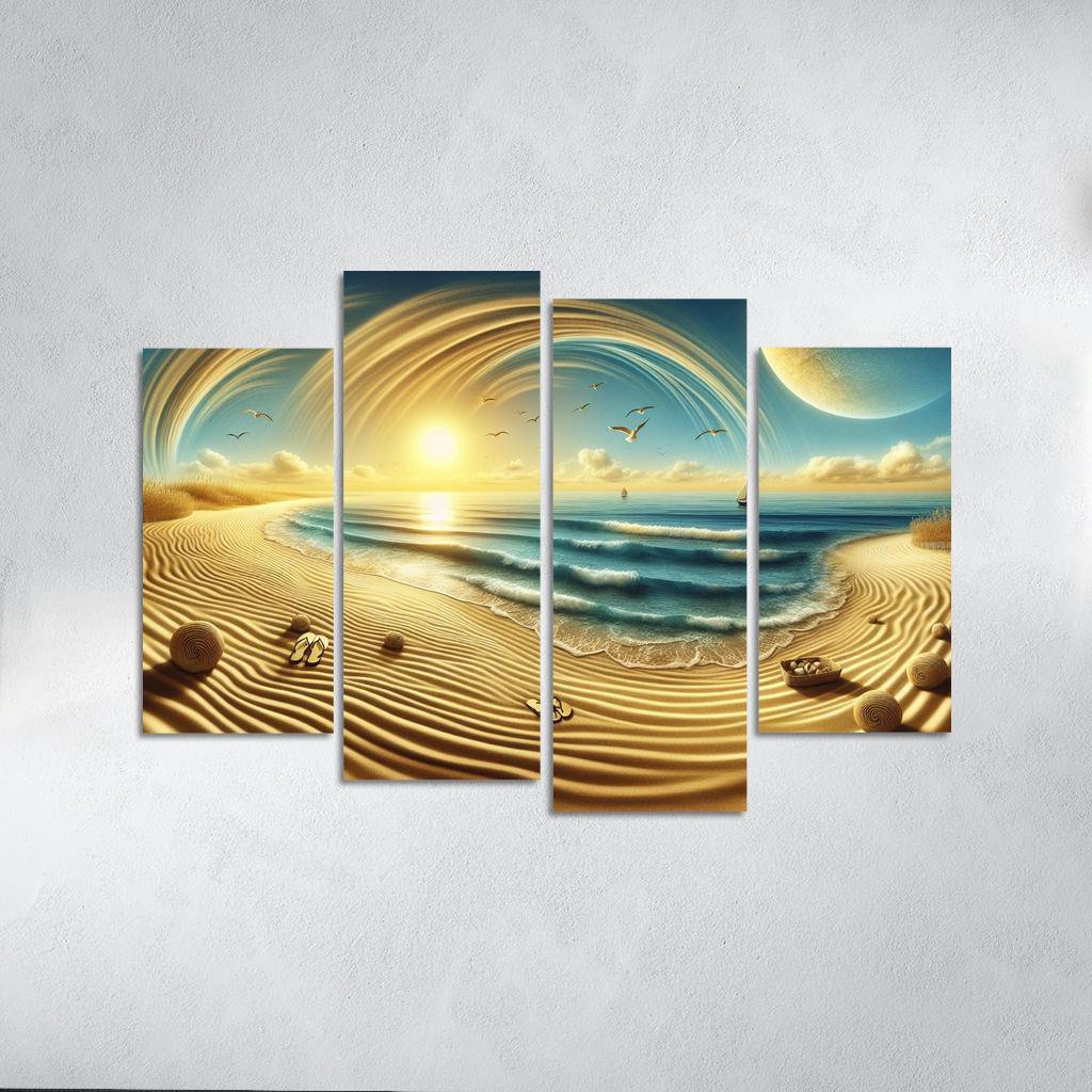 Serenity Sands Beach Premium Artwork Frames