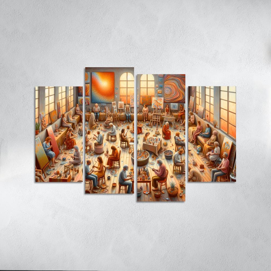 Healing Through Creativity The Power Of Art Therapy Custom Paintings Frame