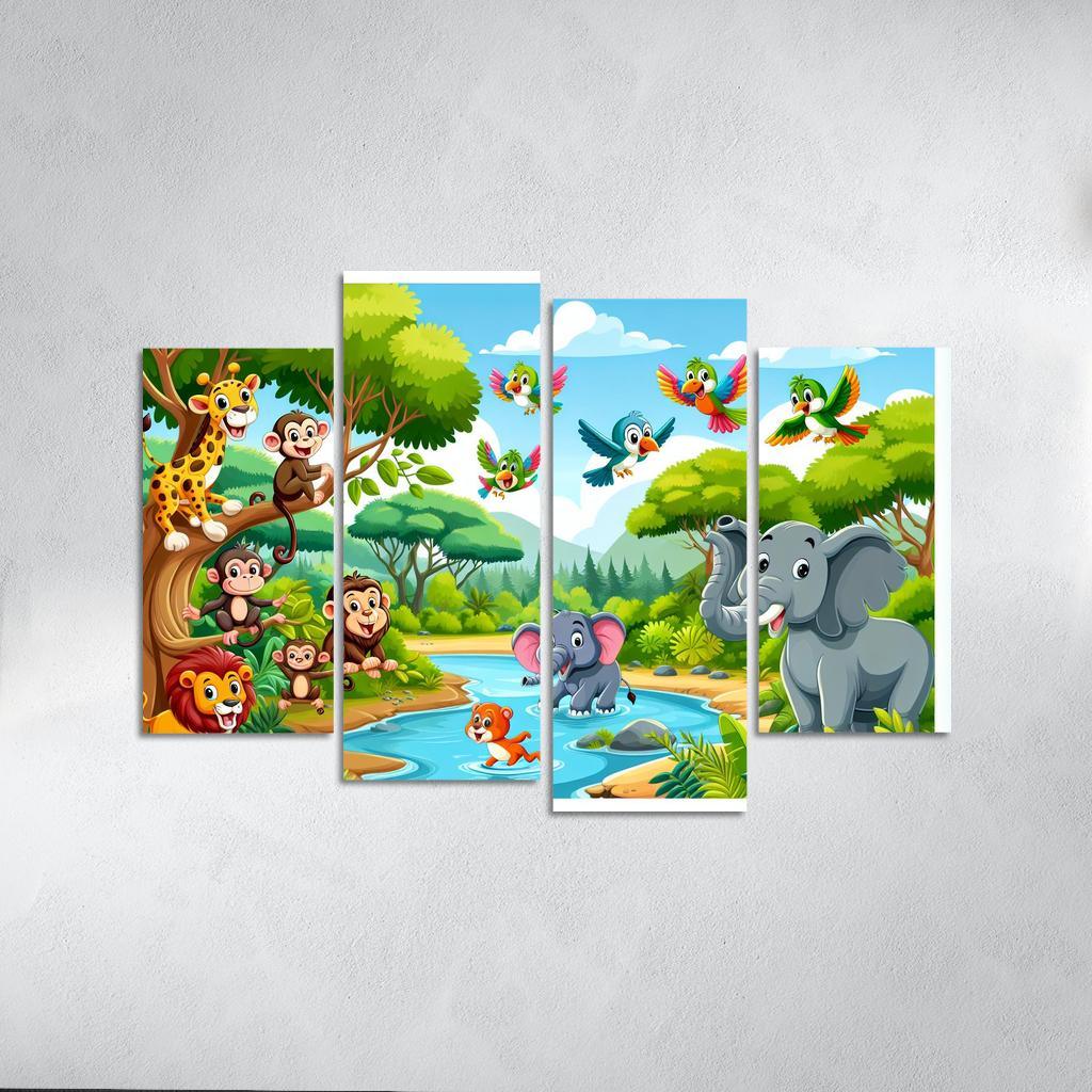 Jungle Jamboree Premium Artwork Frames
