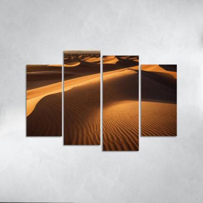 The Golden Sands Of Solstice Dunes Oil Paintings Frame