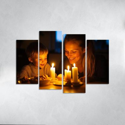 Candlelight Moments Illuminating Love Custom Paintings Frame