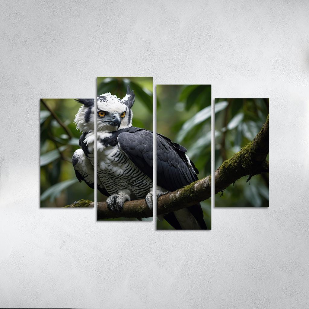 The Regal Harpy Eagle The Forest Monarch Custom Paintings Frame