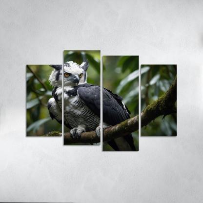 The Regal Harpy Eagle The Forest Monarch Custom Paintings Frame