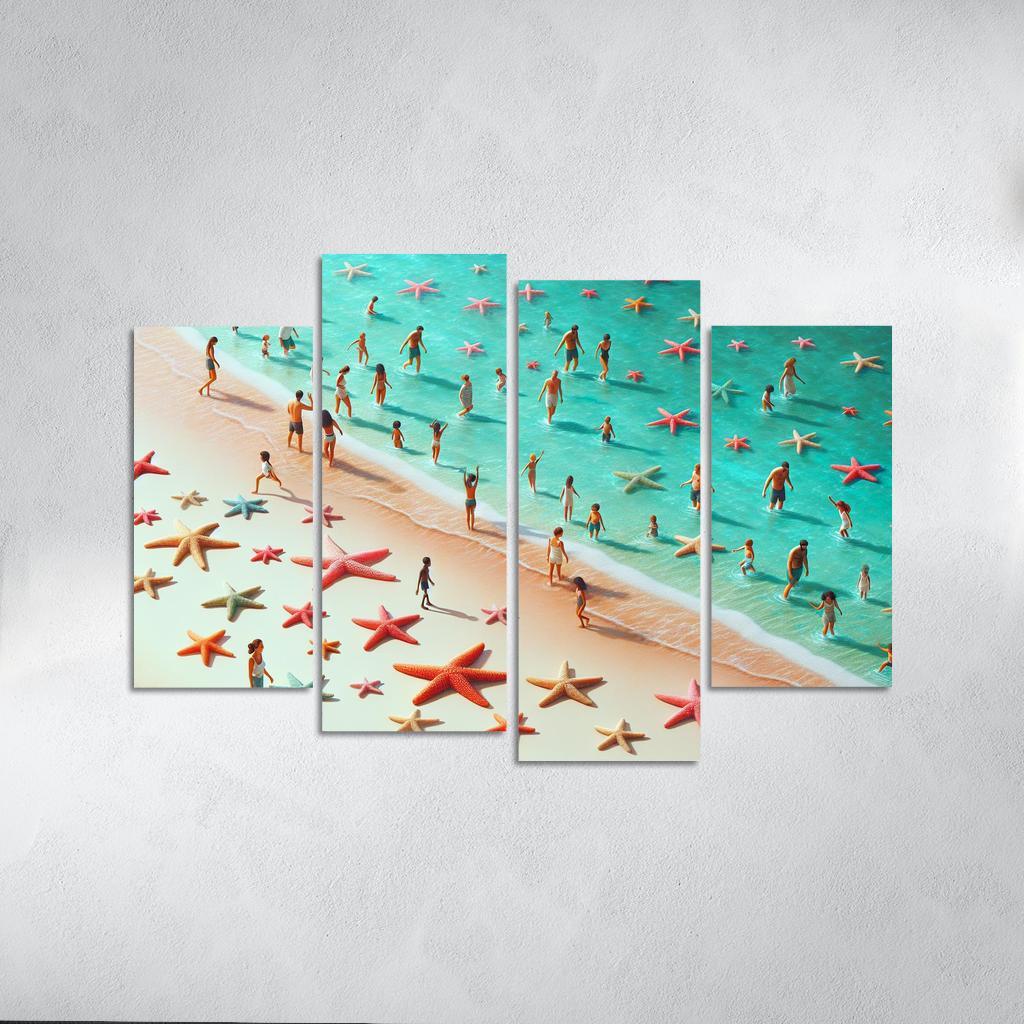 Starfish Lagoon Custom Paintings Frame