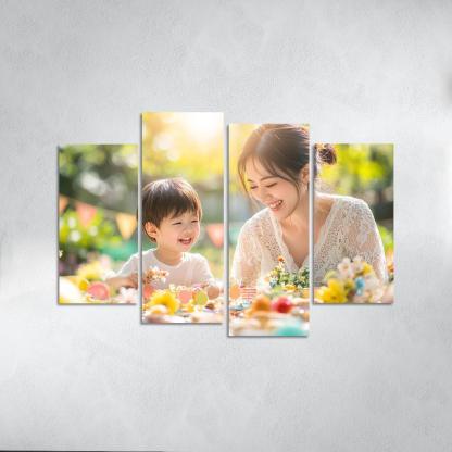 Moments Of Joy Celebrating Togetherness Custom Paintings Frame