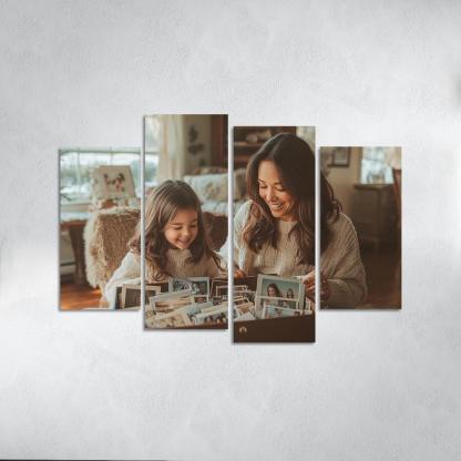 Moments Of Connection A Mothers Heartbeat Custom Paintings Frame