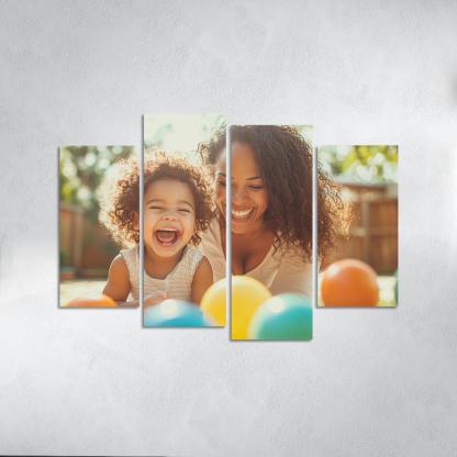 Echoes Of Laughter Celebrating Joy Custom Paintings Frame