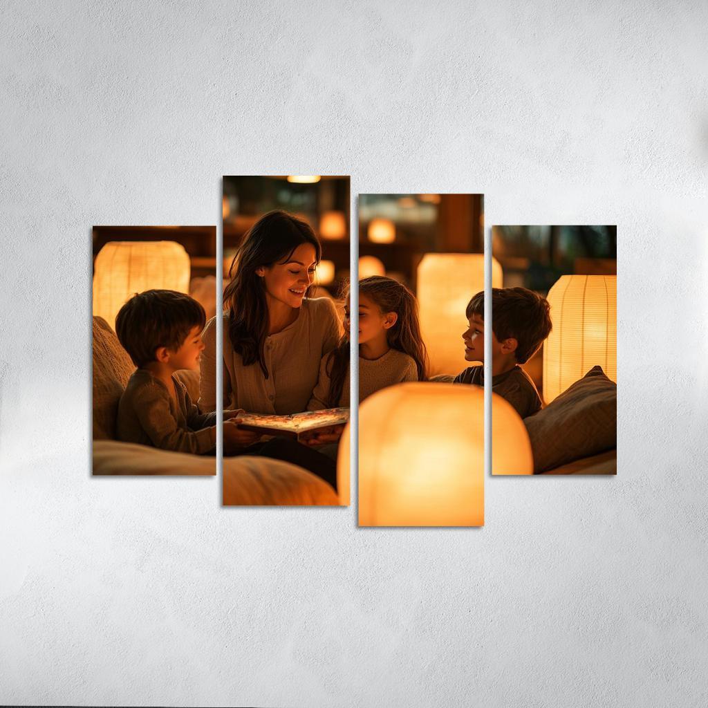 Treasured Stories A Mothers Gift Of Narratives Canvas Paintings Frame