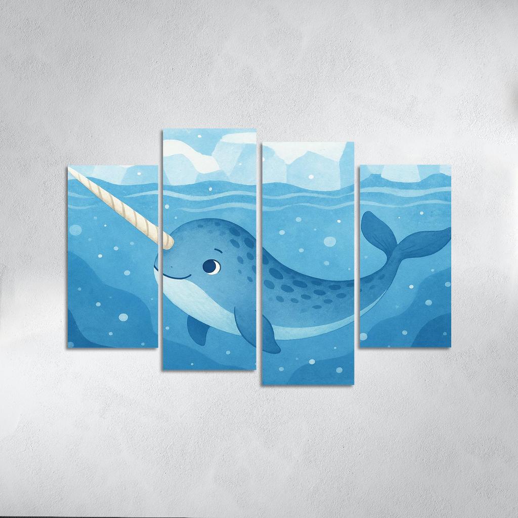 Noble Narwhal Adventure Premium Artwork Frames
