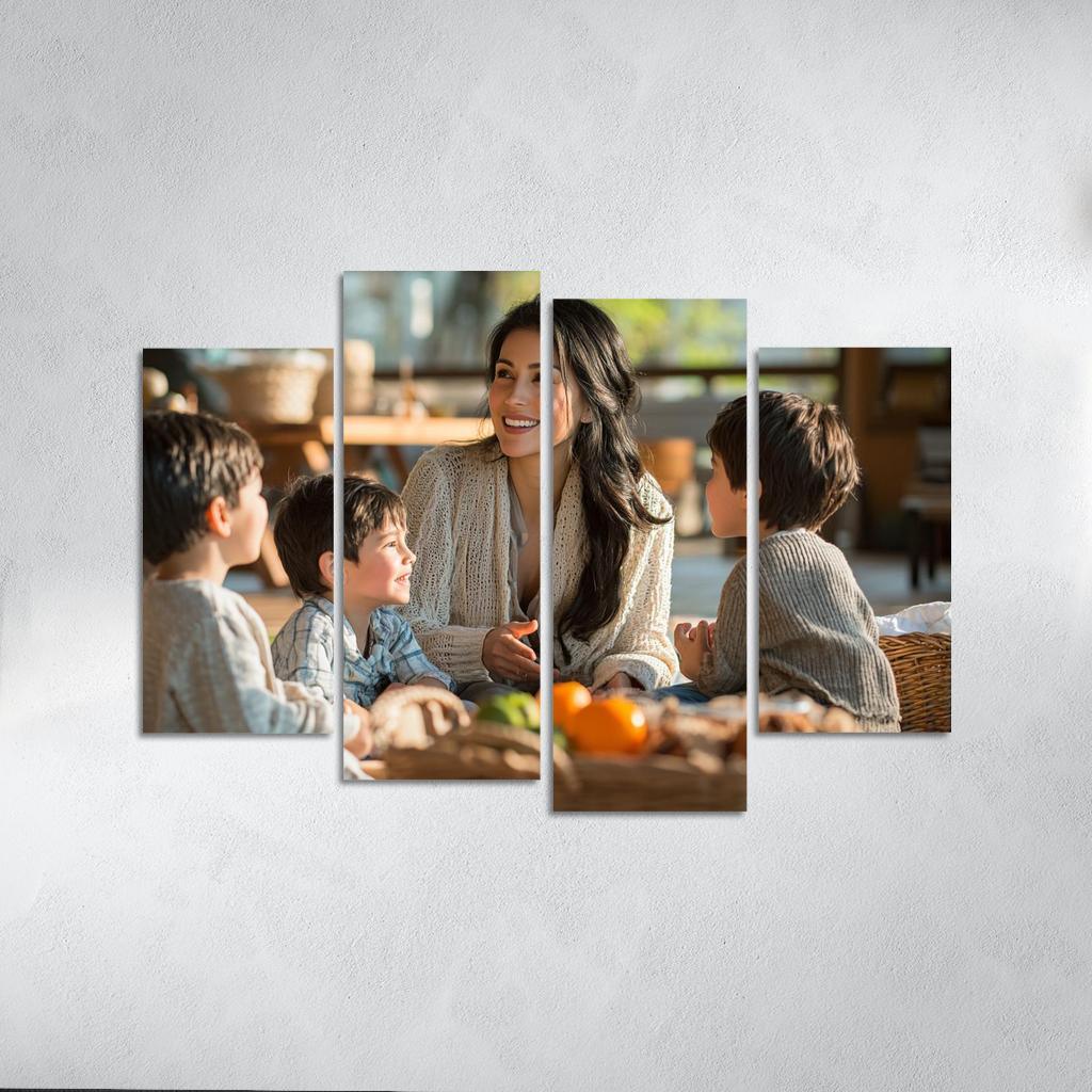 Lifelong Lessons A Mothers Wisdom Across Generations Canvas Paintings Frame