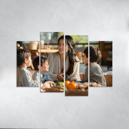 Lifelong Lessons A Mothers Wisdom Across Generations Canvas Paintings Frame