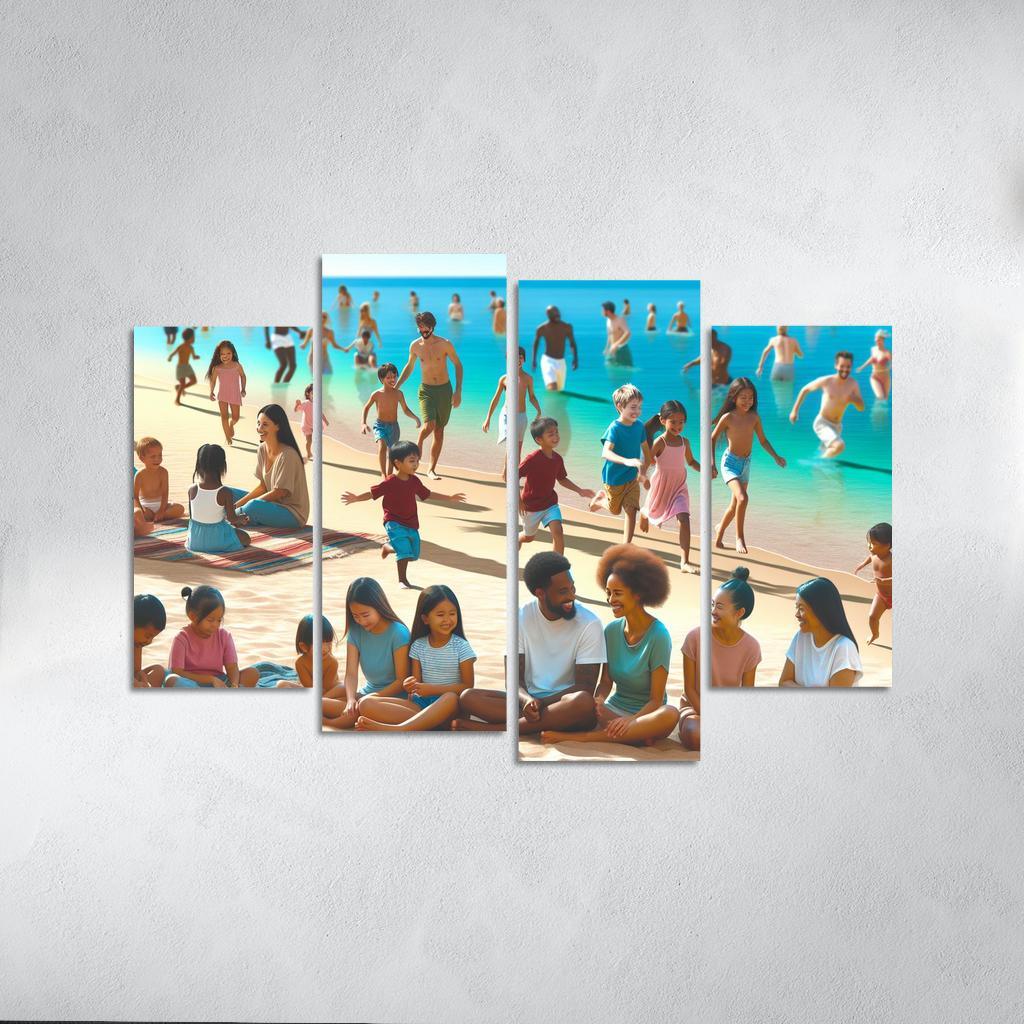 Emerald Cove Family Fun And Exploration Premium Artwork Frames