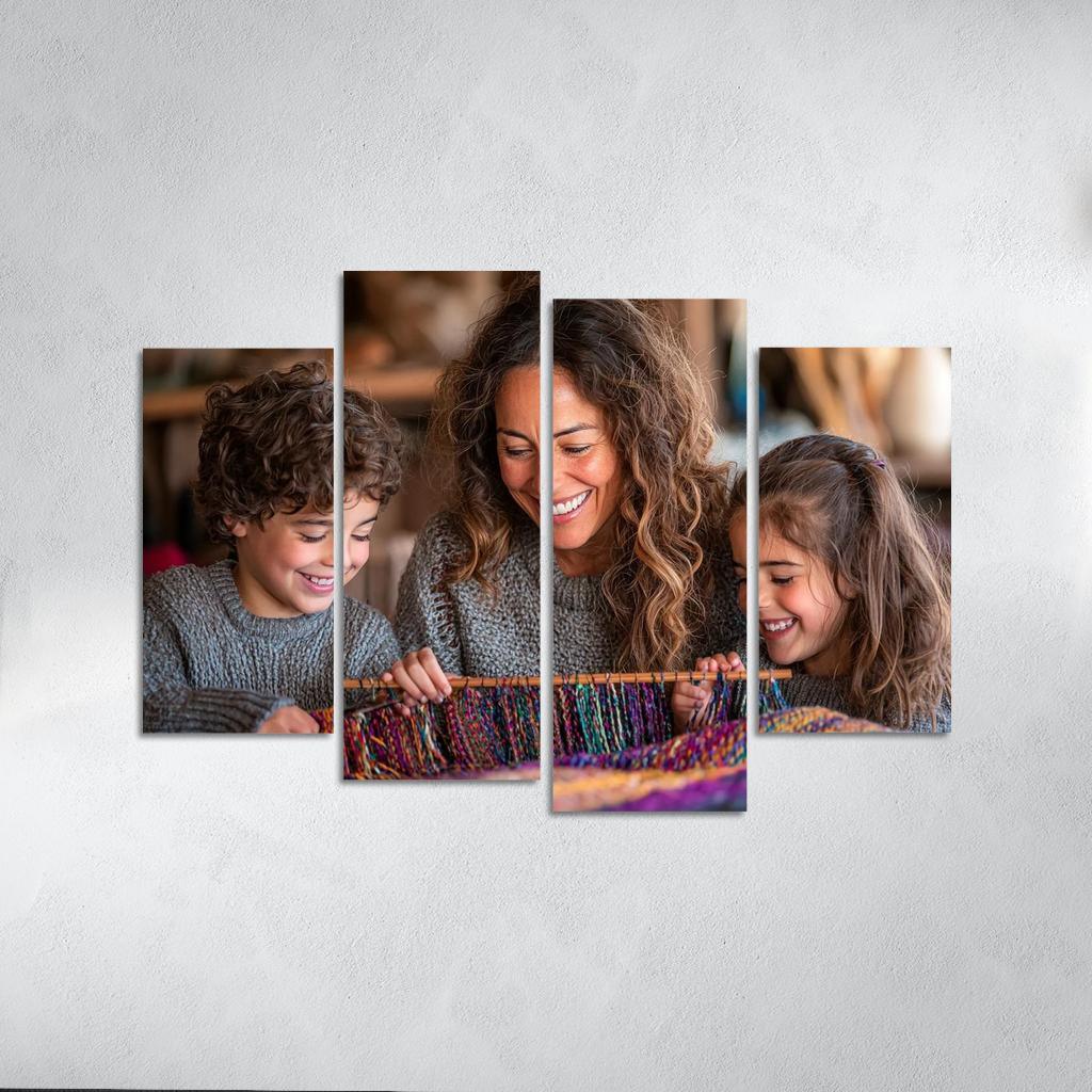 Woven With Love A Mothers Heartfelt Story Canvas Paintings Frame