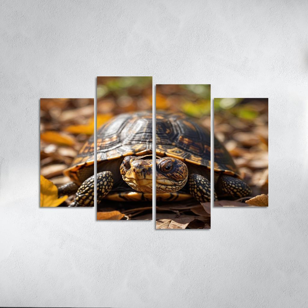 The Elegant Swallowtail Butterfly In A Wildflower Meadow Framed Paintings