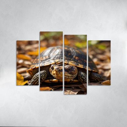 The Elegant Swallowtail Butterfly In A Wildflower Meadow Framed Paintings
