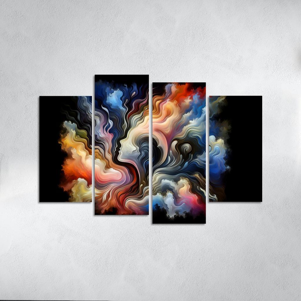 Invisible Illness The Reality Of Mental Health Multi-panel Paintings