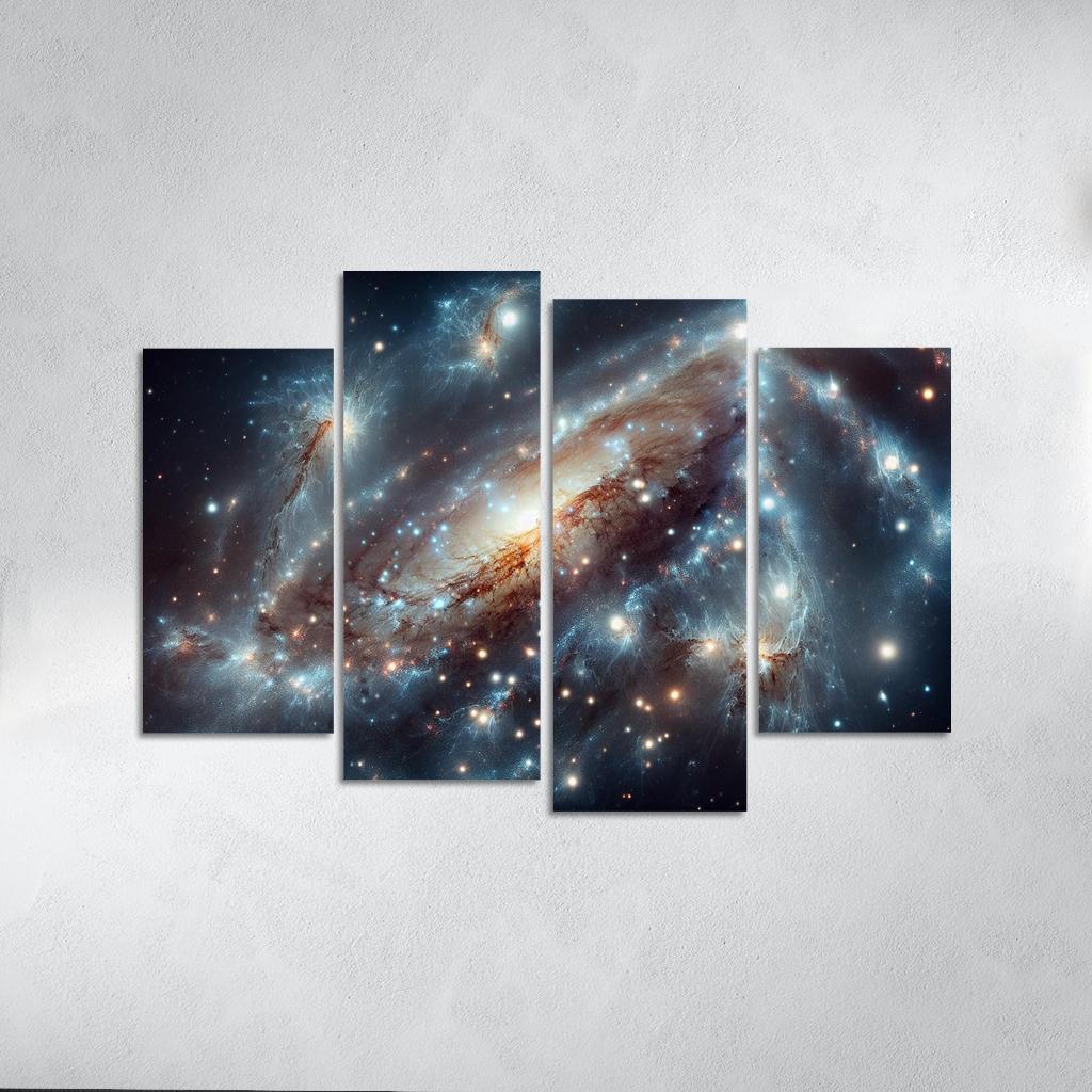 The Enigmatic Life Of Cosmic Dust Abstract Paintings Frame
