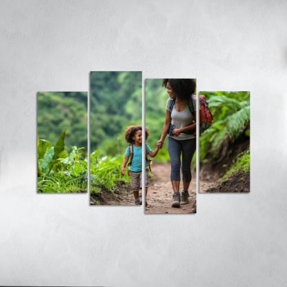The Journey Of Love A Mothers Unwavering Support Canvas Paintings Frame