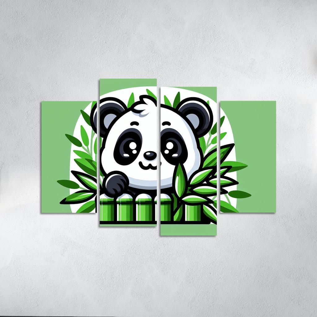 Exploring Panda Modern Paintings Frame