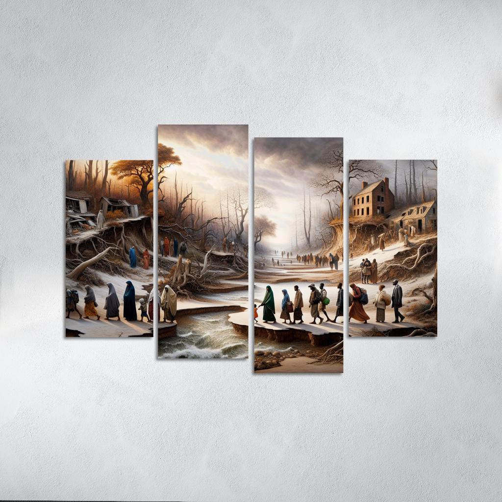 Climate Refugees The Human Face Of Environmental Displacement Art Trends