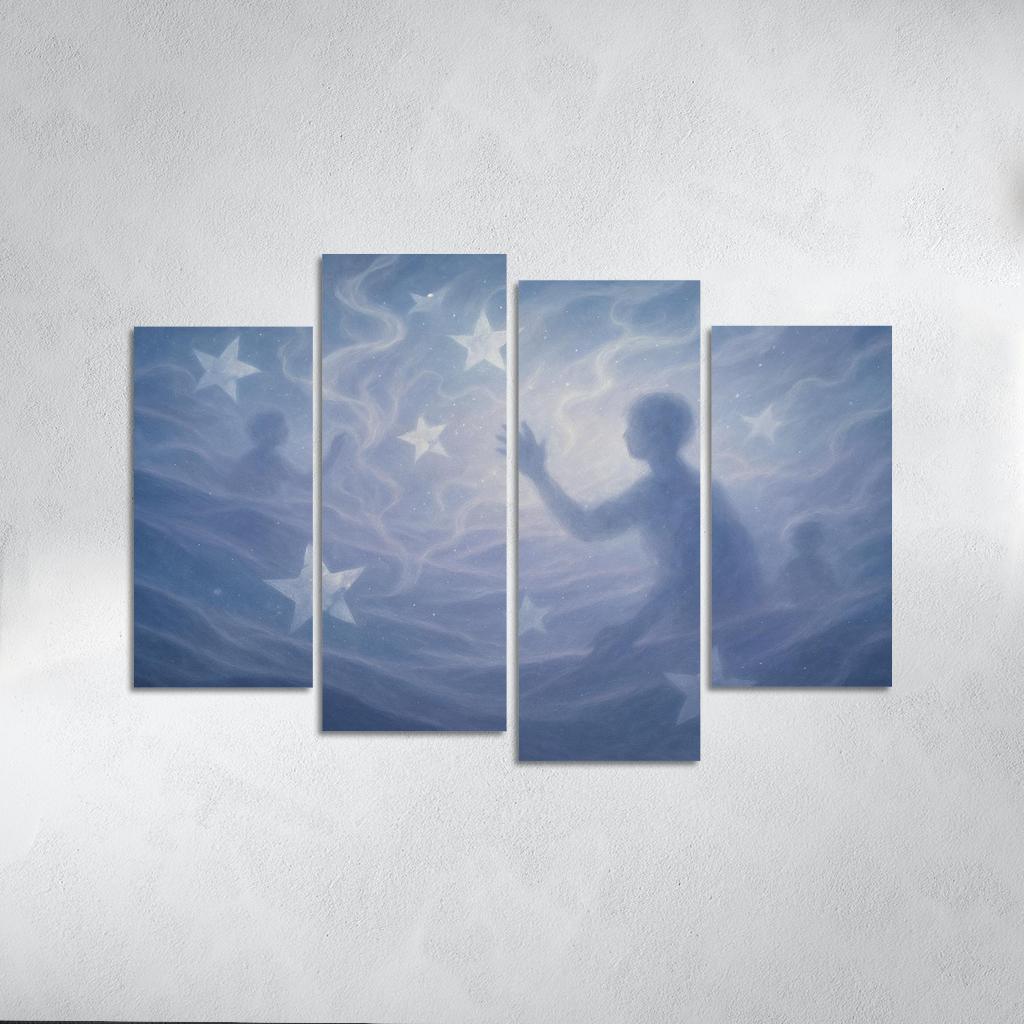 Resonant Echoes Of Forgotten Dreams Multi-panel Paintings