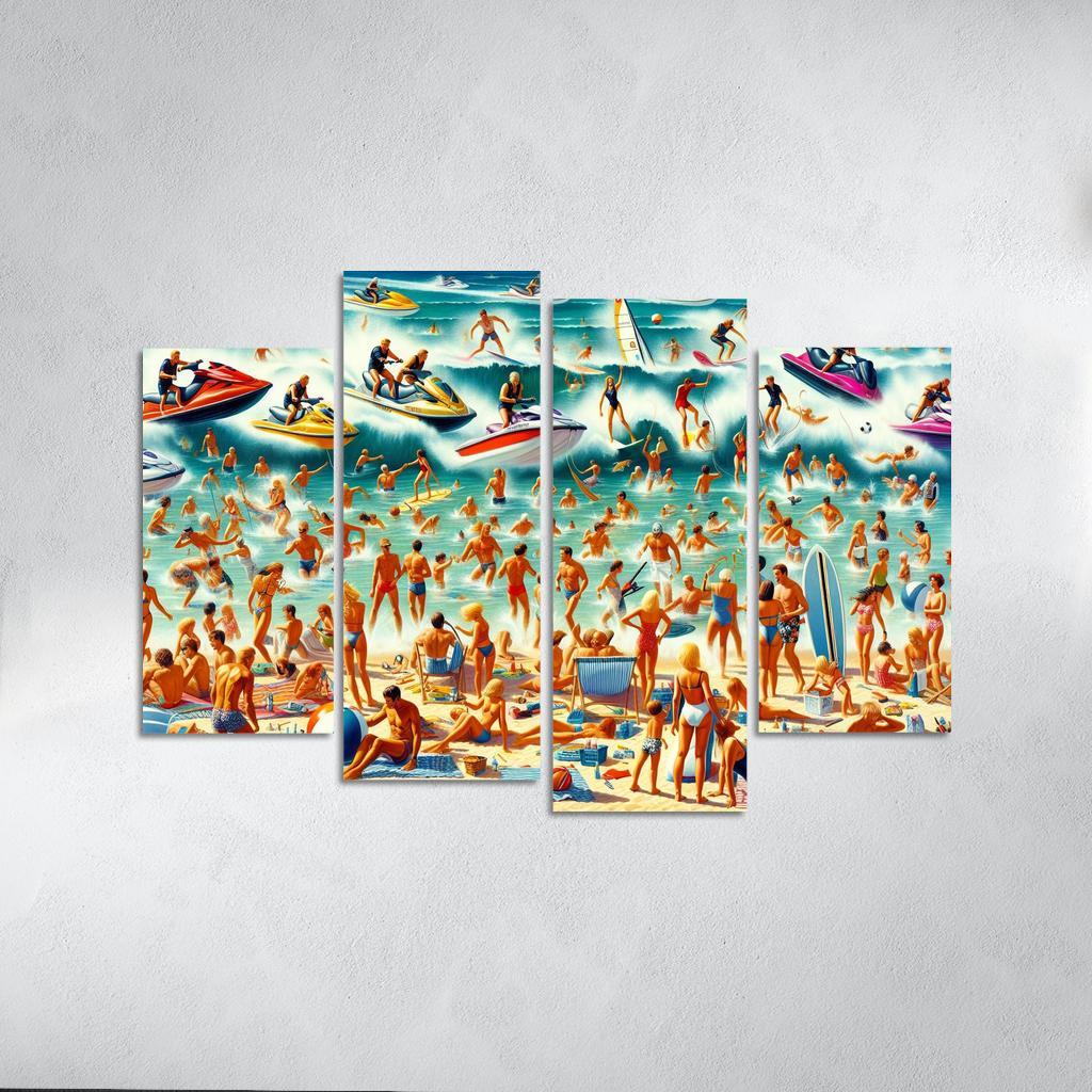 Adventure Cove Thrills On The Water Abstract Paintings Frame