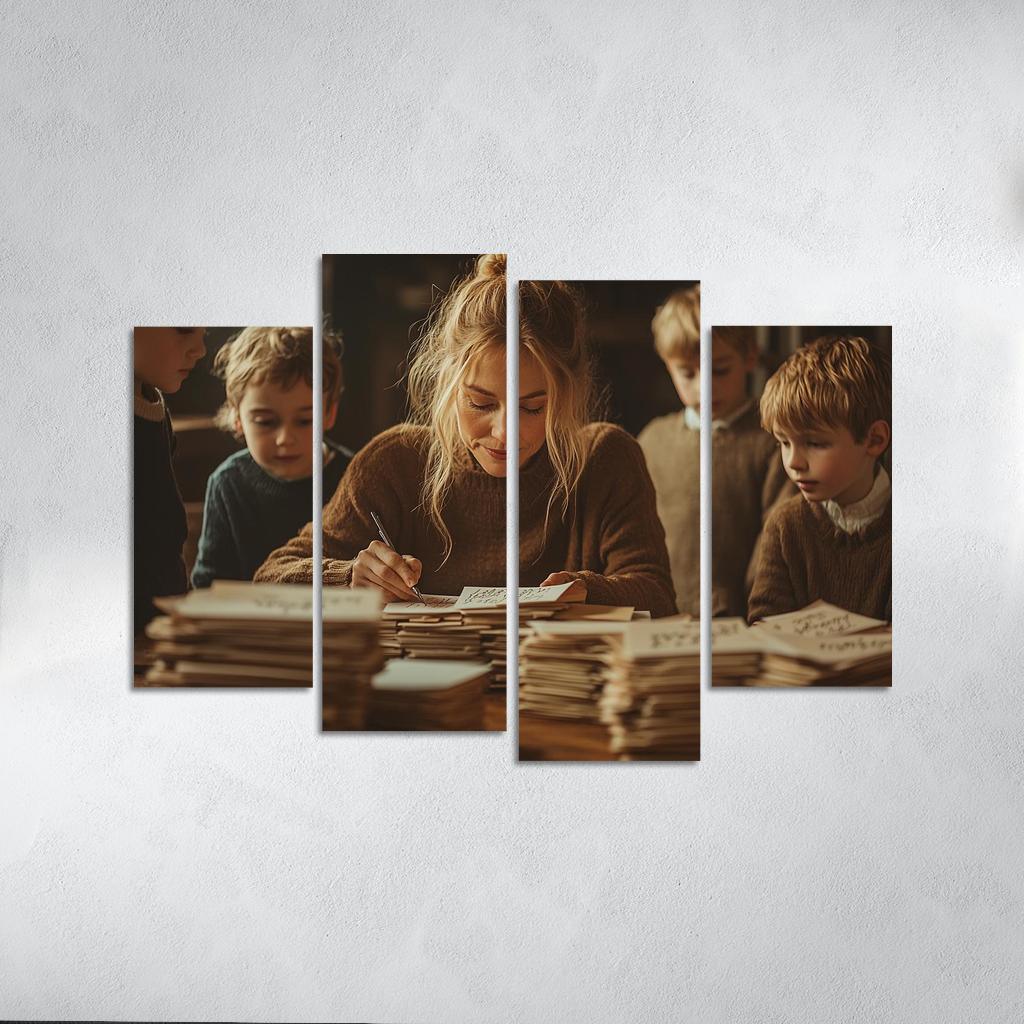 Love Letters A Mothers Heartfelt Words Modern Paintings Frame