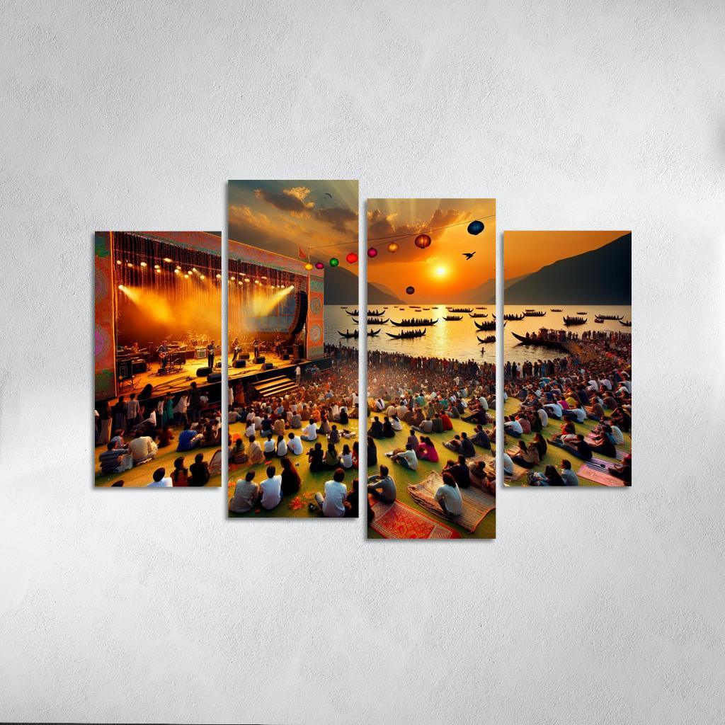 Montreux Jazz Festival - Switzerland Framed Paintings