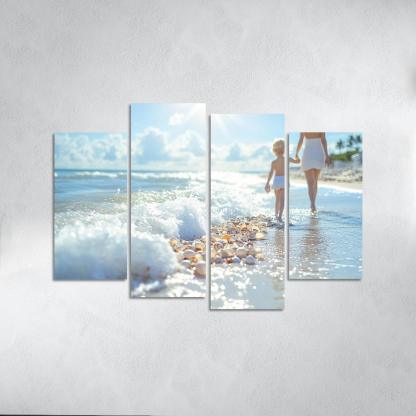Waves Of Love The Ocean Of Motherhood Custom Paintings Frame