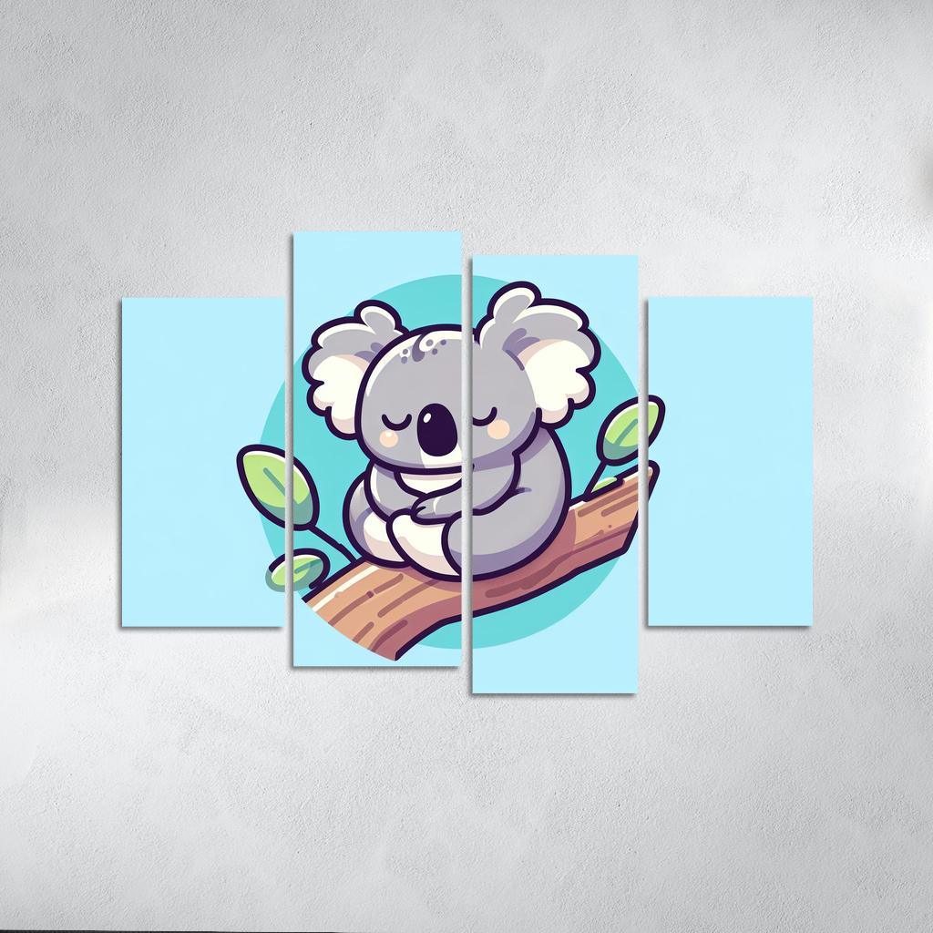 Cuddly Koala Modern Paintings Frame