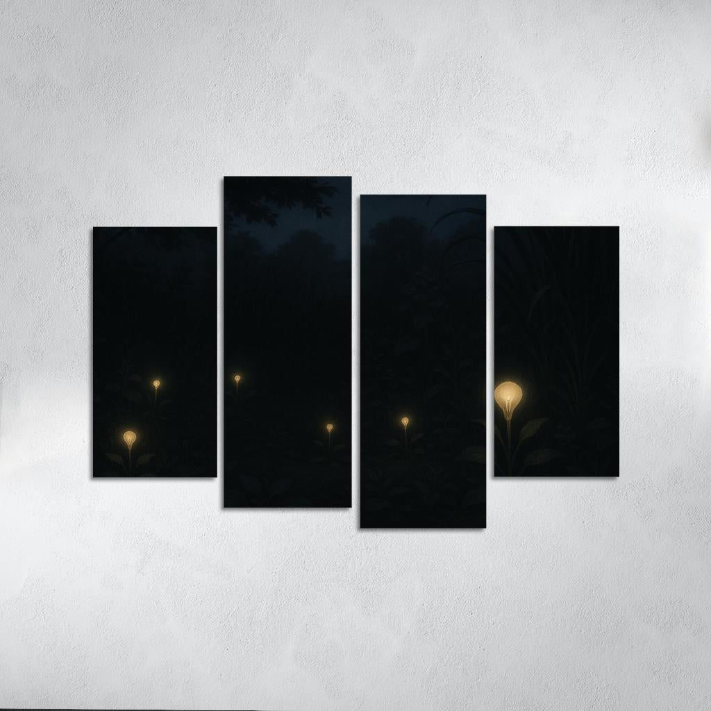 Garden Of Eclipsed Thoughts Oil Paintings Frame