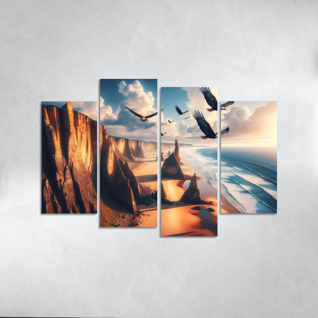 Eagle's Nest Beach Modern Paintings Frame