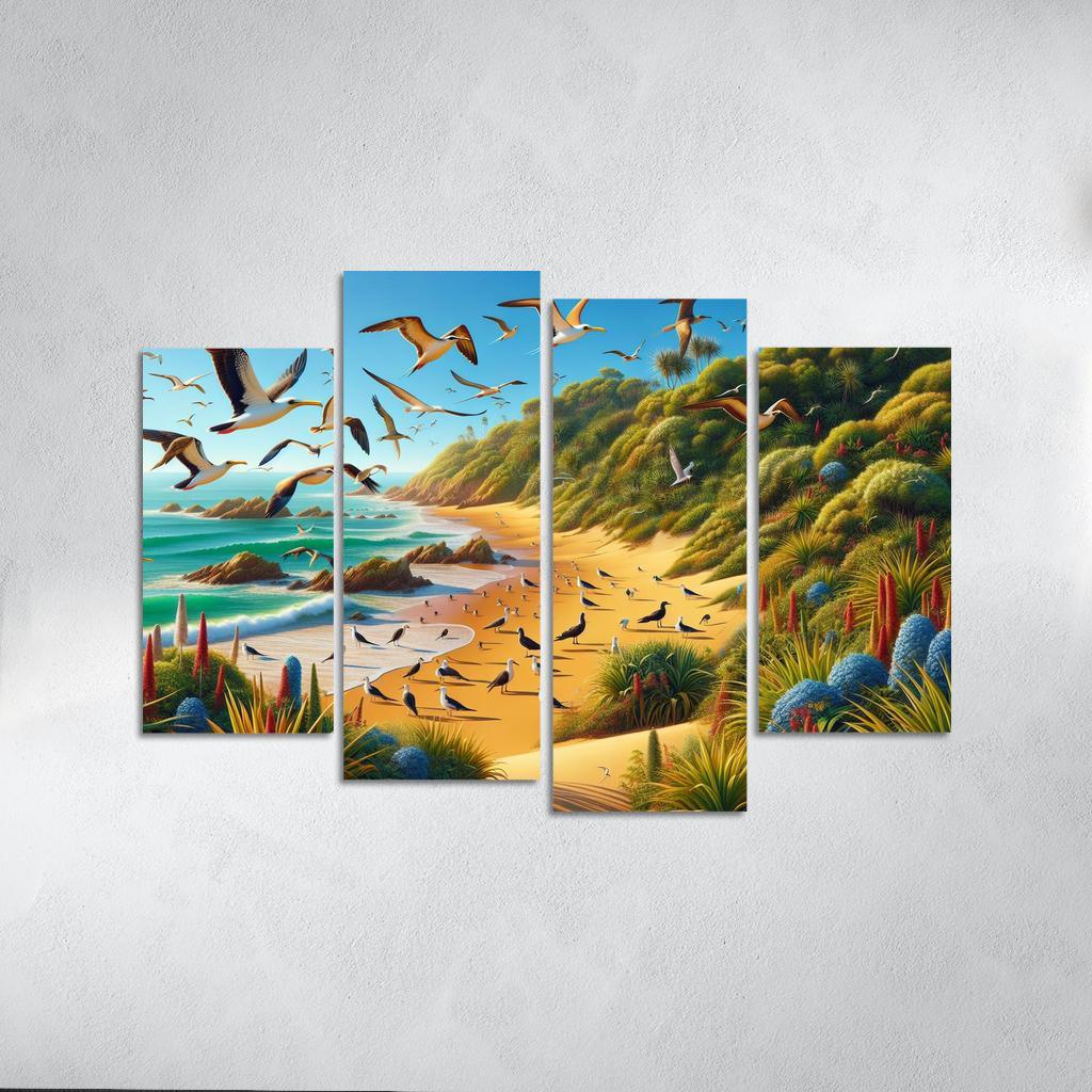 Eagle Nest Beach A Wildlife Sanctuary Custom Paintings Frame