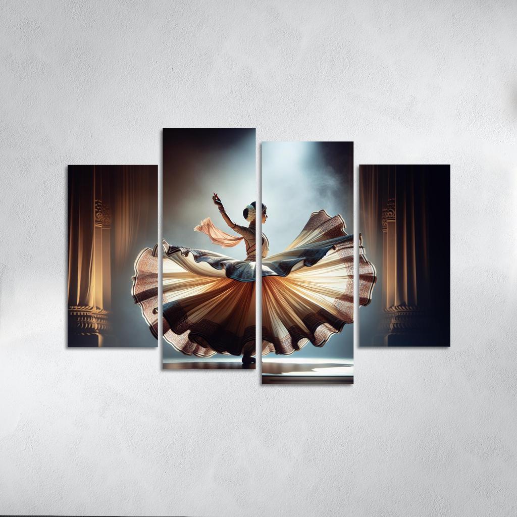 Kathak The Storyteller's Dance Modern Paintings Frame