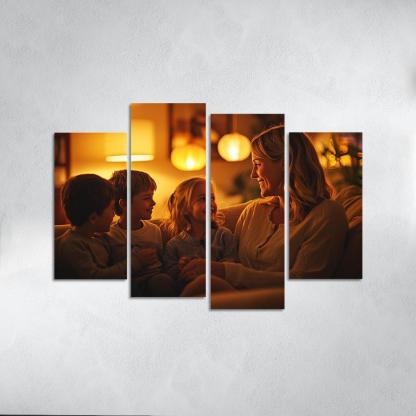 A Mothers Heart The Foundation Of Family Canvas Paintings Frame