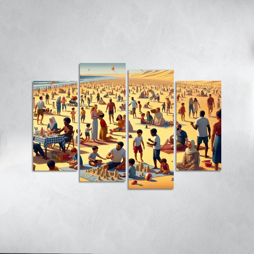 Dune Beach Family Fun Zone Premium Artwork Frames