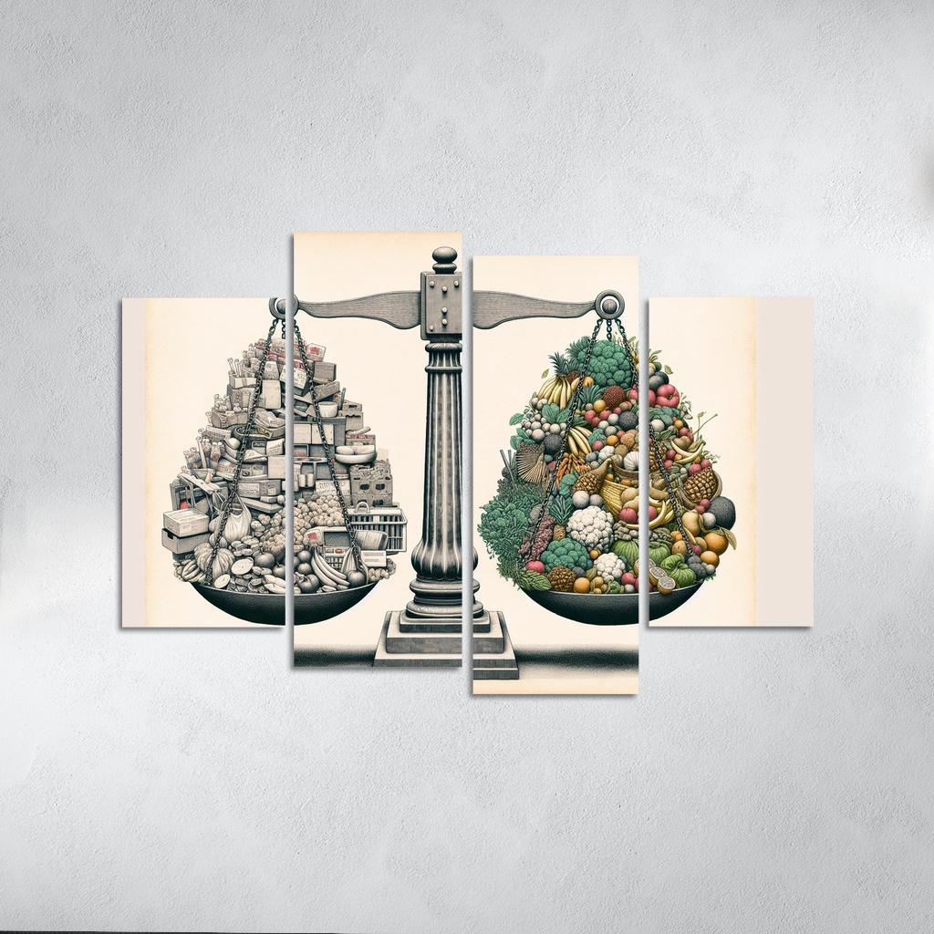 The Price Of Progress The Cost Of Consumerism Custom Paintings Frame