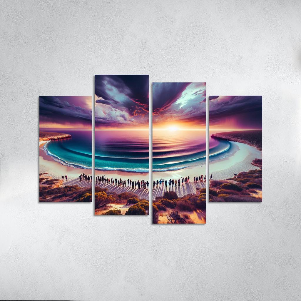 Whale Watch Vista Modern Paintings Frame