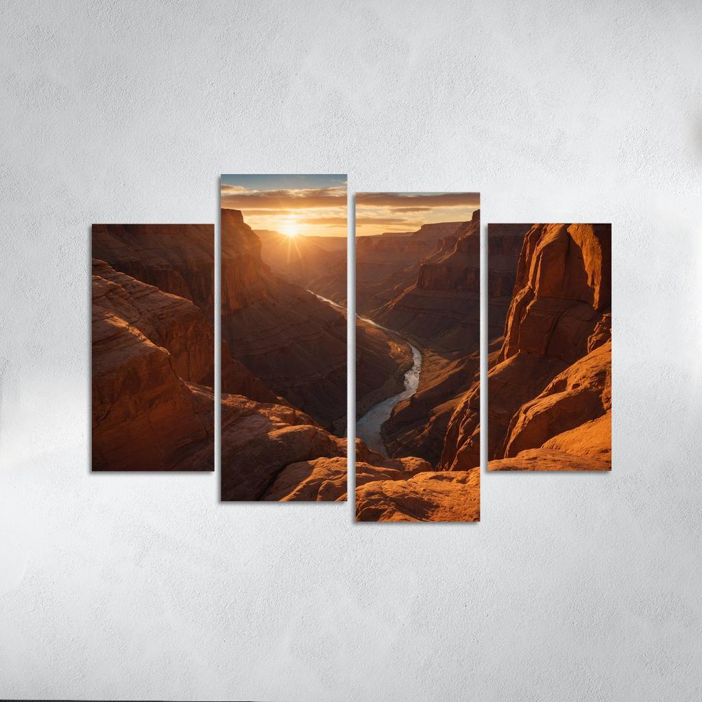 The Enigmatic Canyons Of Sunset Shadows Art Trends