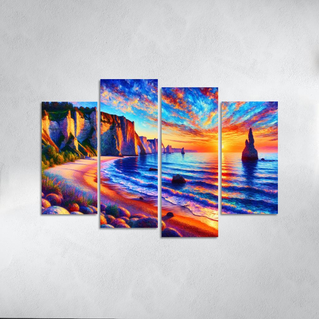 Seaside Enclave Artistic Inspiration Premium Artwork Frames