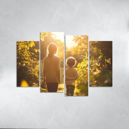 Journey Of Hearts A Mothers Guiding Love Custom Paintings Frame
