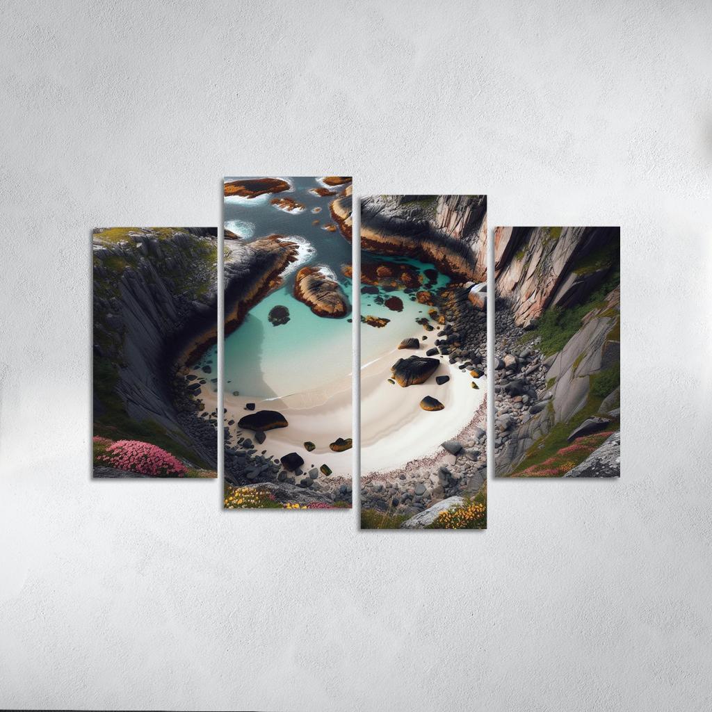 Hidden Gem Beach Premium Artwork Frames