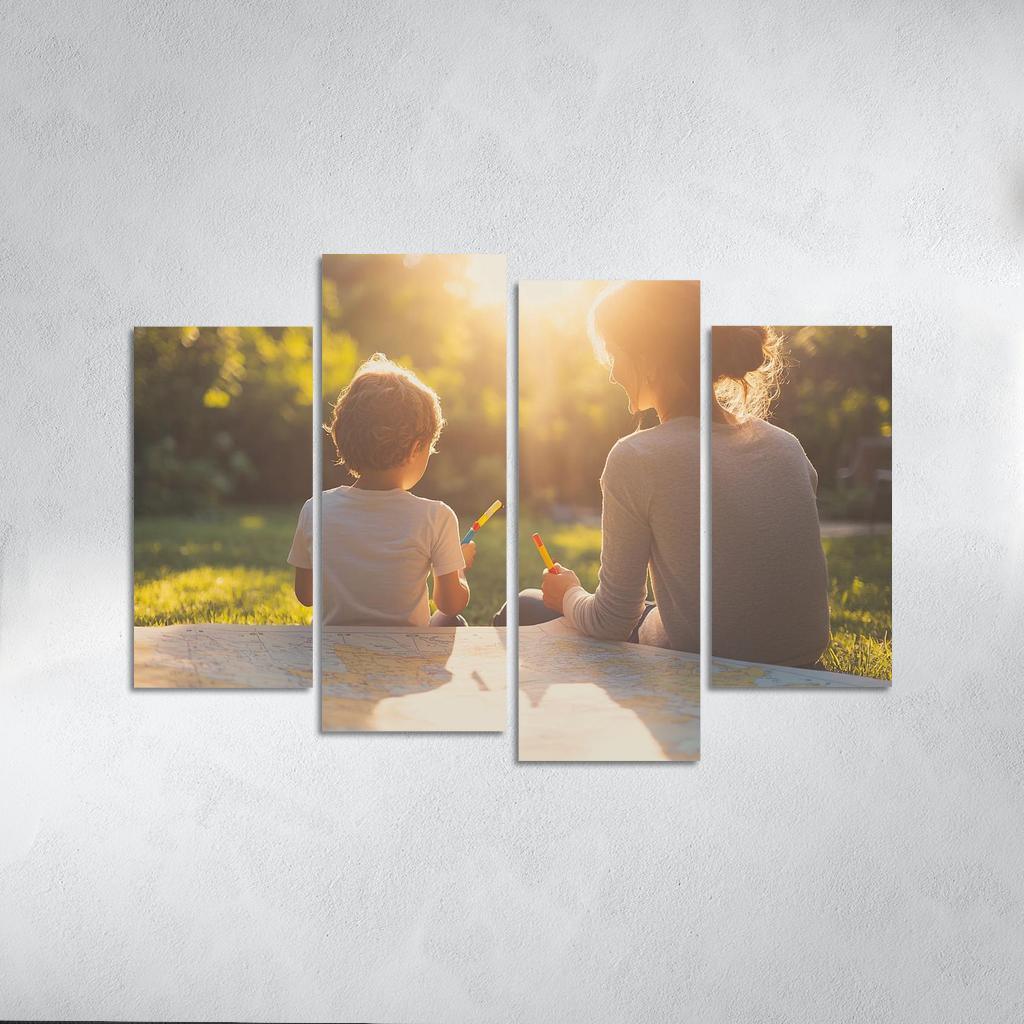 The Map Of Memories Navigating A Mothers Love One-piece Frames