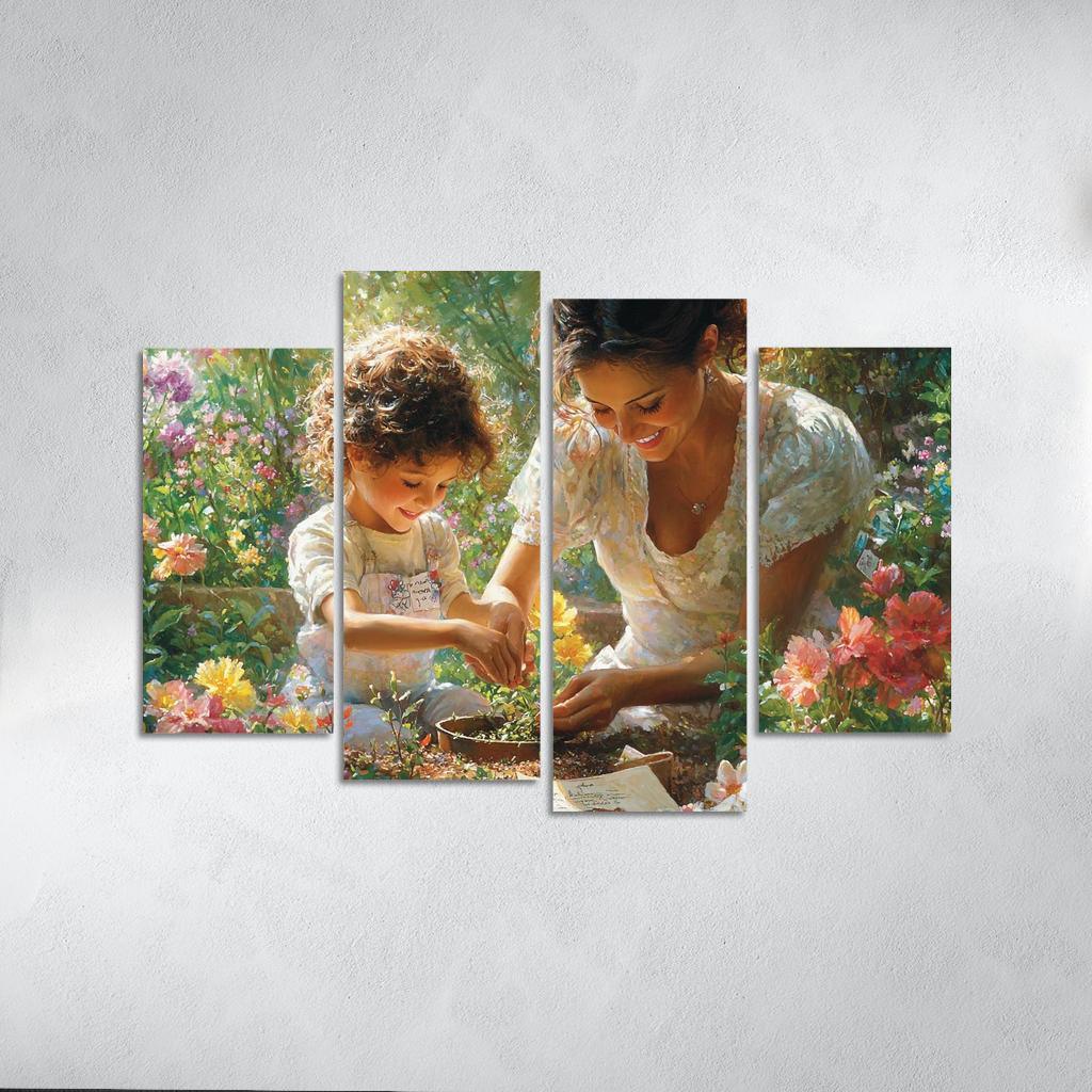 The Garden Of Memories Planting Love Custom Paintings Frame