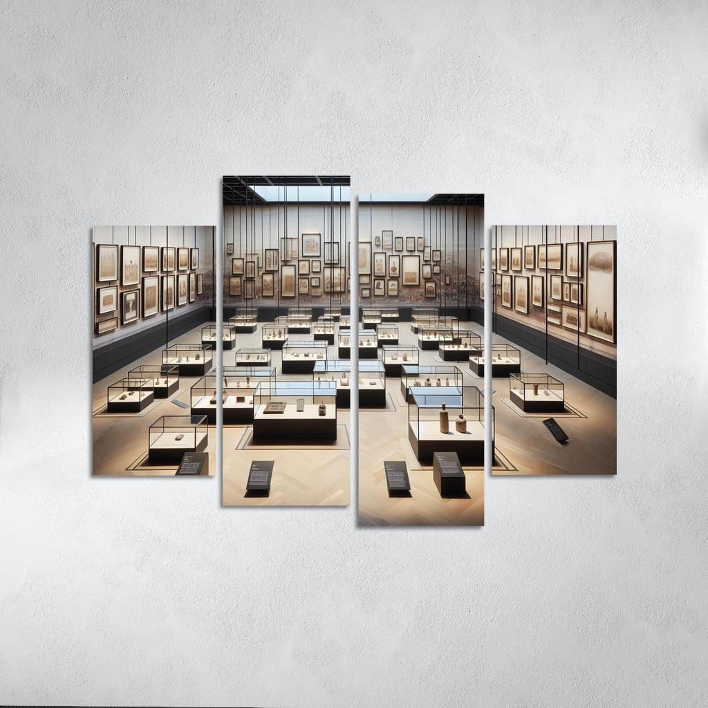 Stolen Heritage The Fight for Cultural Repatriation 4 Piece HD Canvas Wall Art-Original Frame