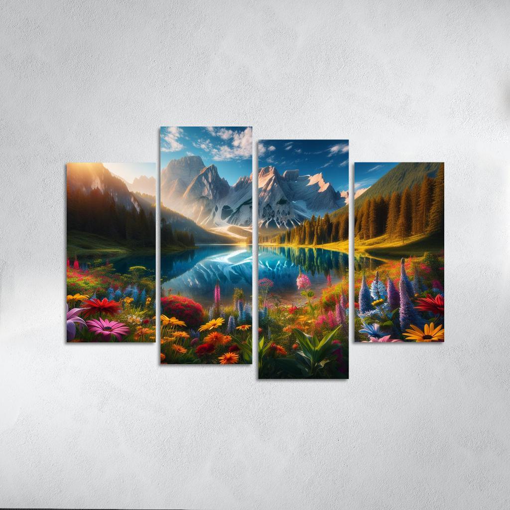 A Tribute To Our Planet Modern Paintings Frame