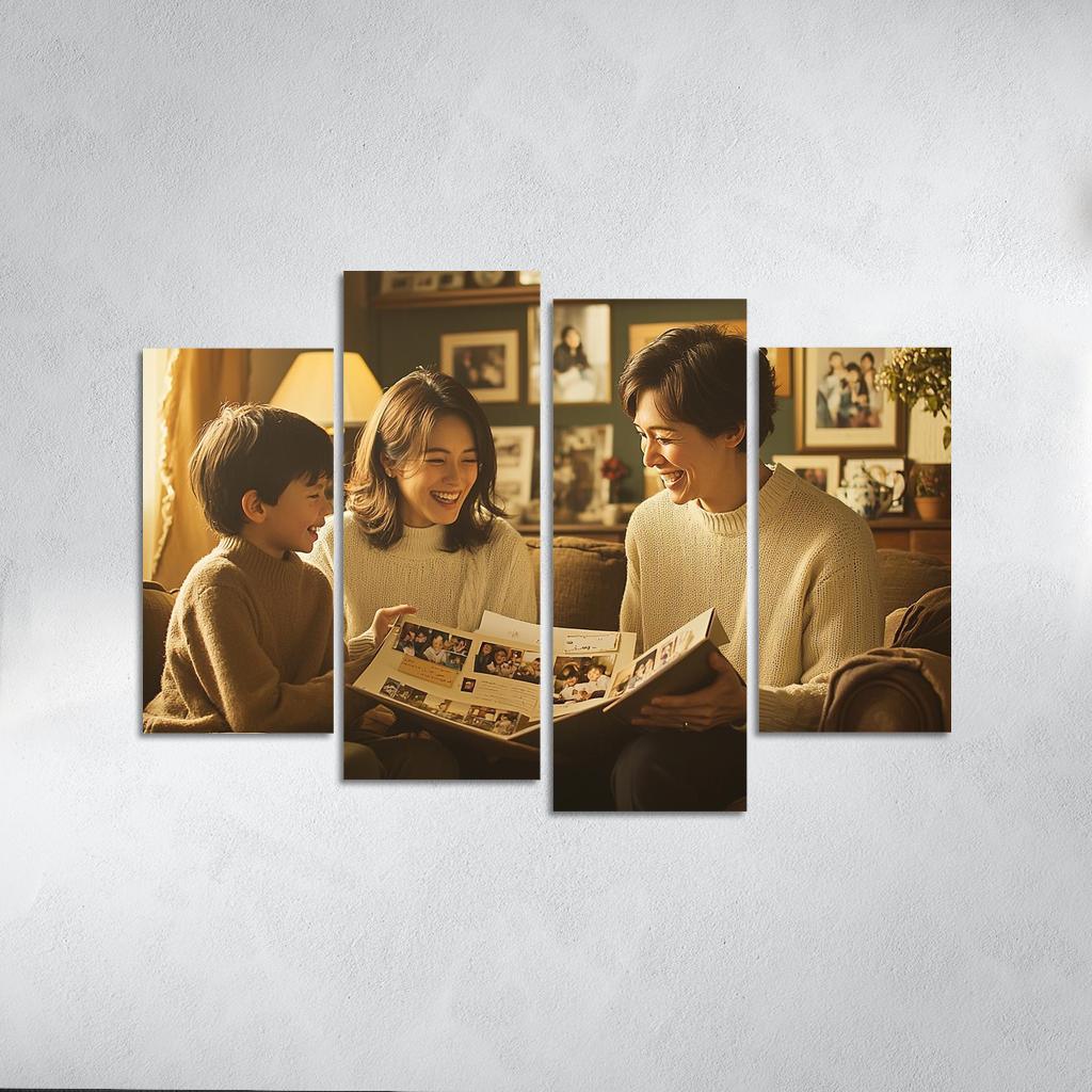 Through The Years A Mothers Journey Custom Paintings Frame